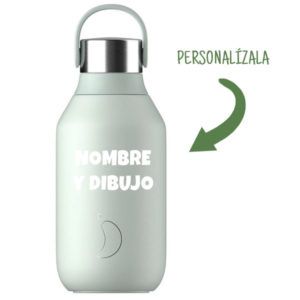 Botella Chillys Personalizada con Nombre Serie 2 Menta