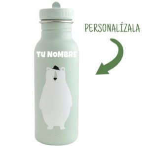 Botella infantil con nombre Botella Trixie 500ml Personalizada OSO POLAR
