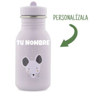 Botella infantil con nombre Botella Trixie 350 ml Personalizada RATITA