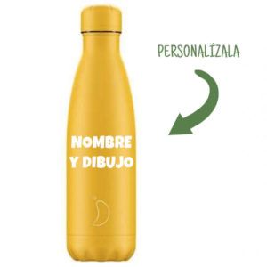 Botella Chillys 500ml Personalizada Original Amarilla