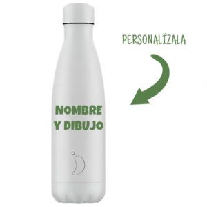 Botella Chillys 500ml Personalizada Original Blanca