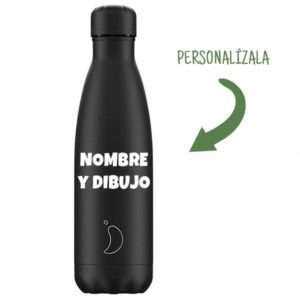 Botella Chillys 500ml Personalizada Original Negra